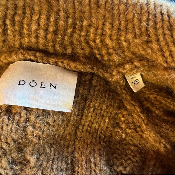 Doen RIVE CARDIGAN SWEATER -- TABAC - Picture 4 of 5